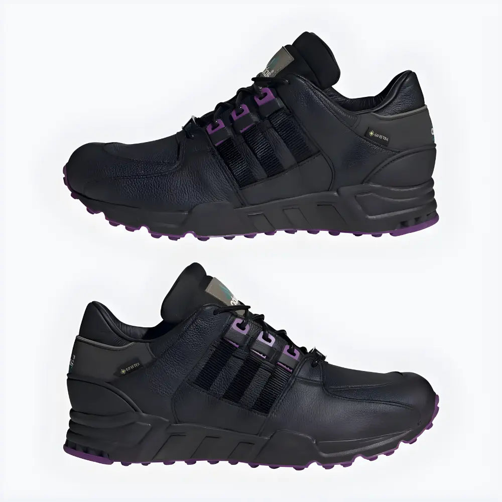 Adidas Eqt Support 93 Gore-Tex Core Black Purple sneakers - Dual Side Image