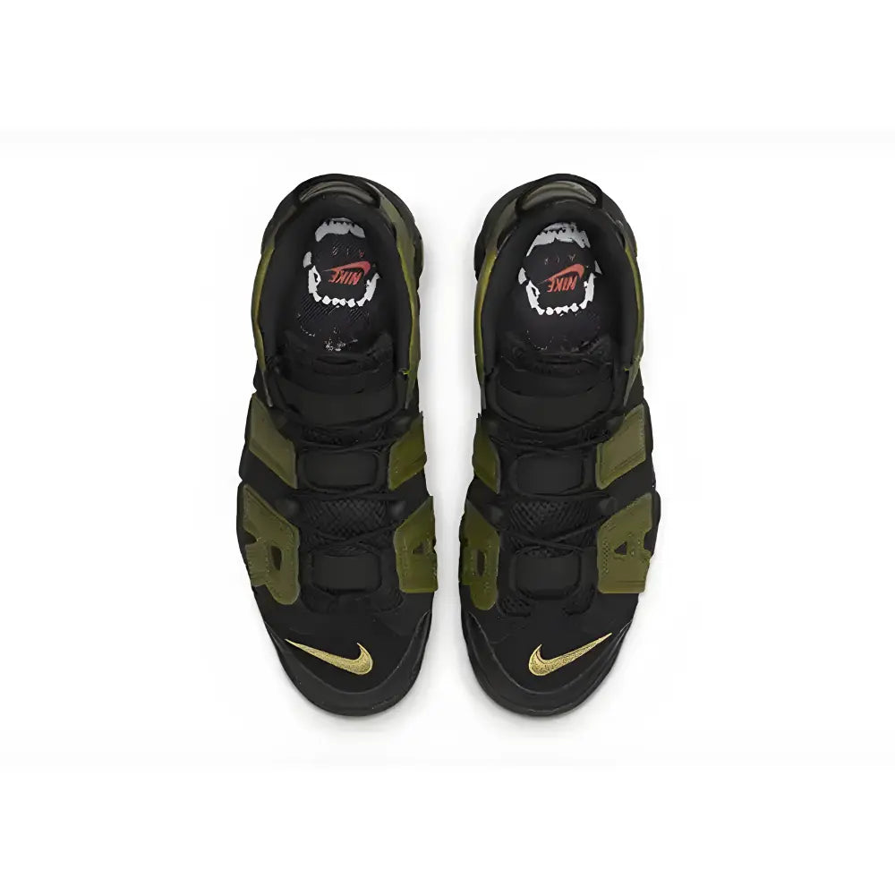 Nike Air More Uptempo sneakers Rough Green - Aerial Image