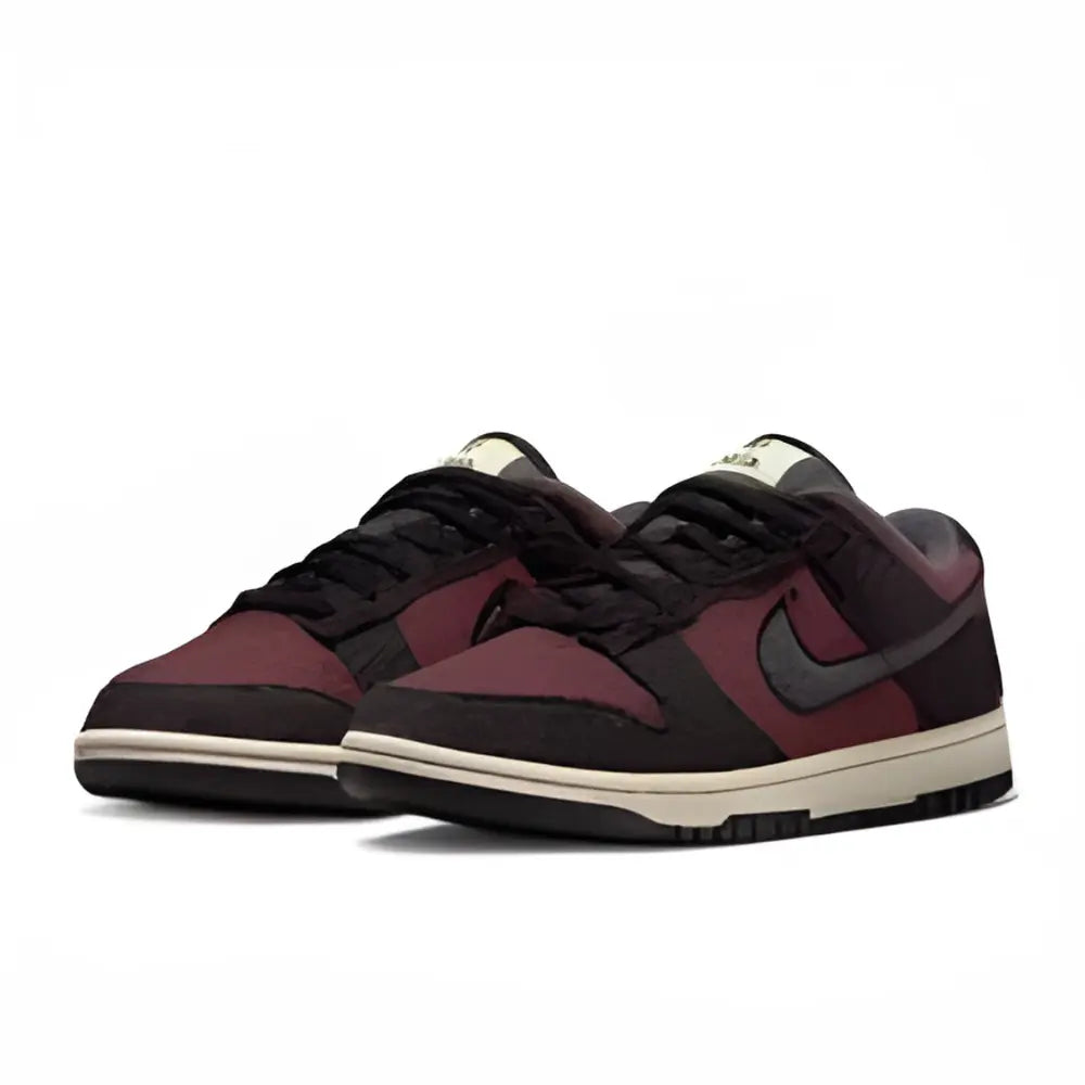 Nike Dunk Low Se Fleece Pack Burgundy Crush - Side Image Of Two