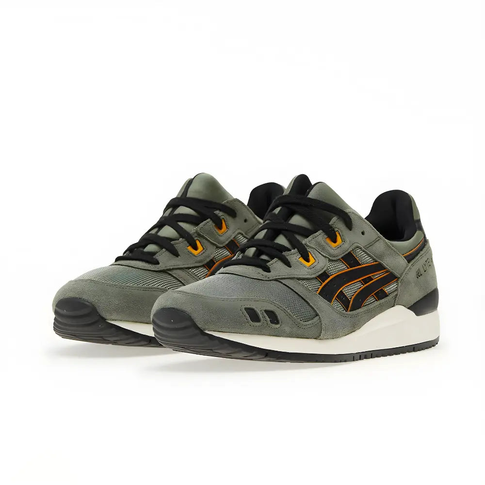 Asics Gel Lyte Iii Lichen Green - Side Angled Image