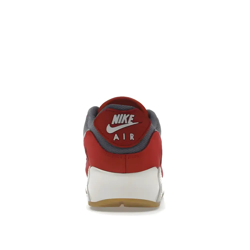 Nike Air Max 90 Premium Gym Red - Rear View