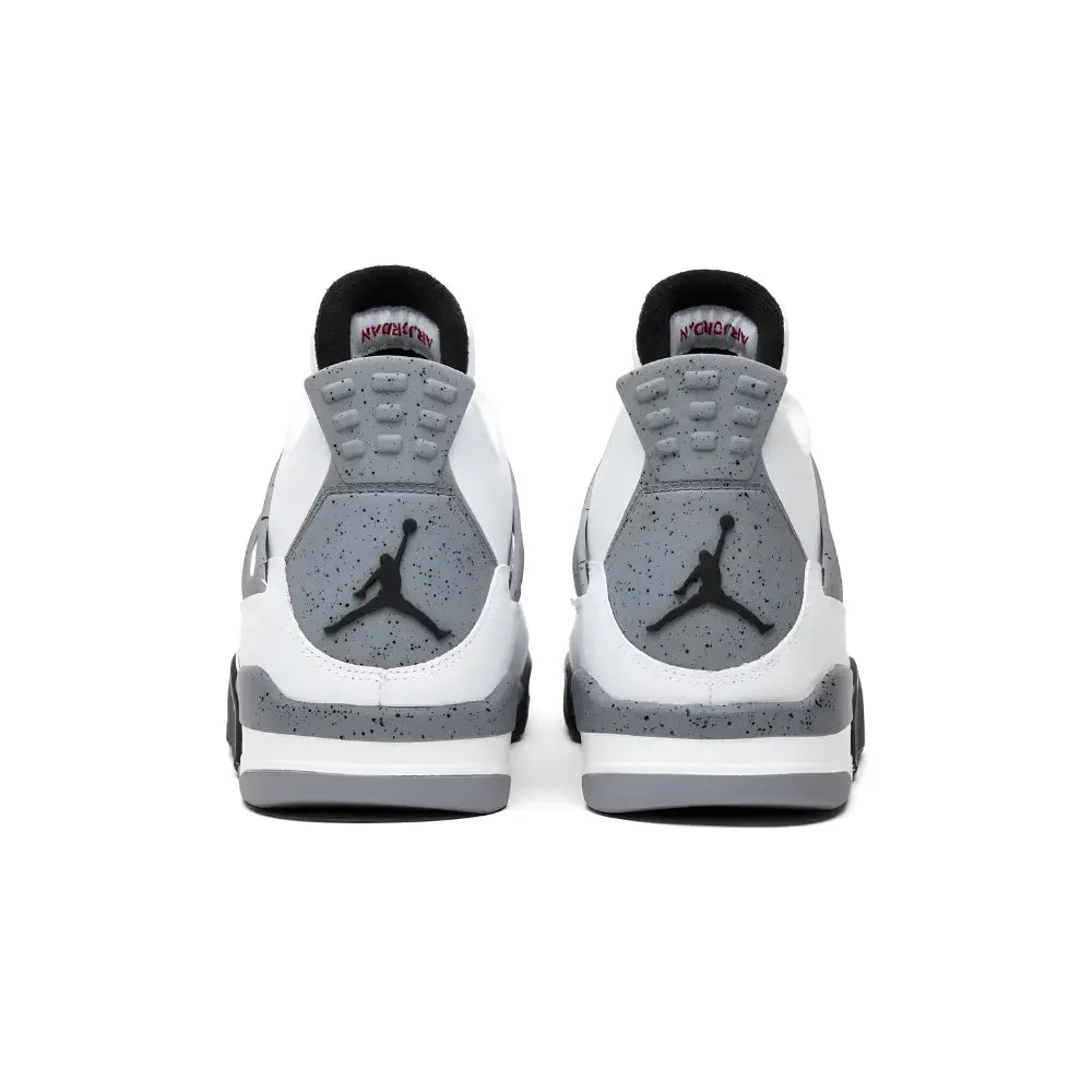 Jordan Sneakers 4 Retro White Cement 2012 - Rear  View