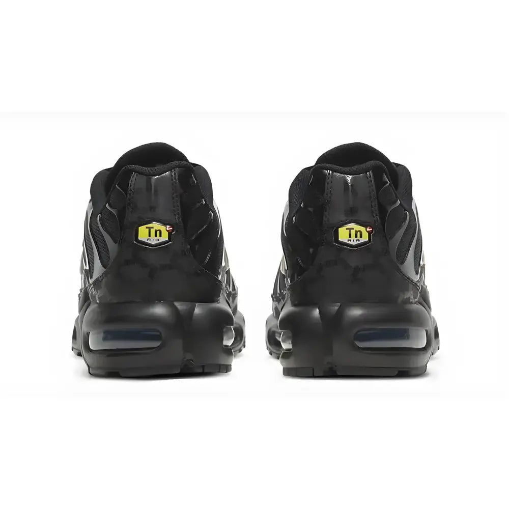 Nike Air Max Plus Black Metallic Gold Sneakers 2019 - Rear Image