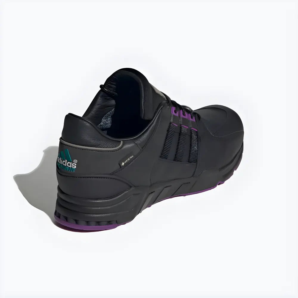 Adidas Eqt Support 93 Gore-Tex Core Black Purple sneakers - Side Angled Image