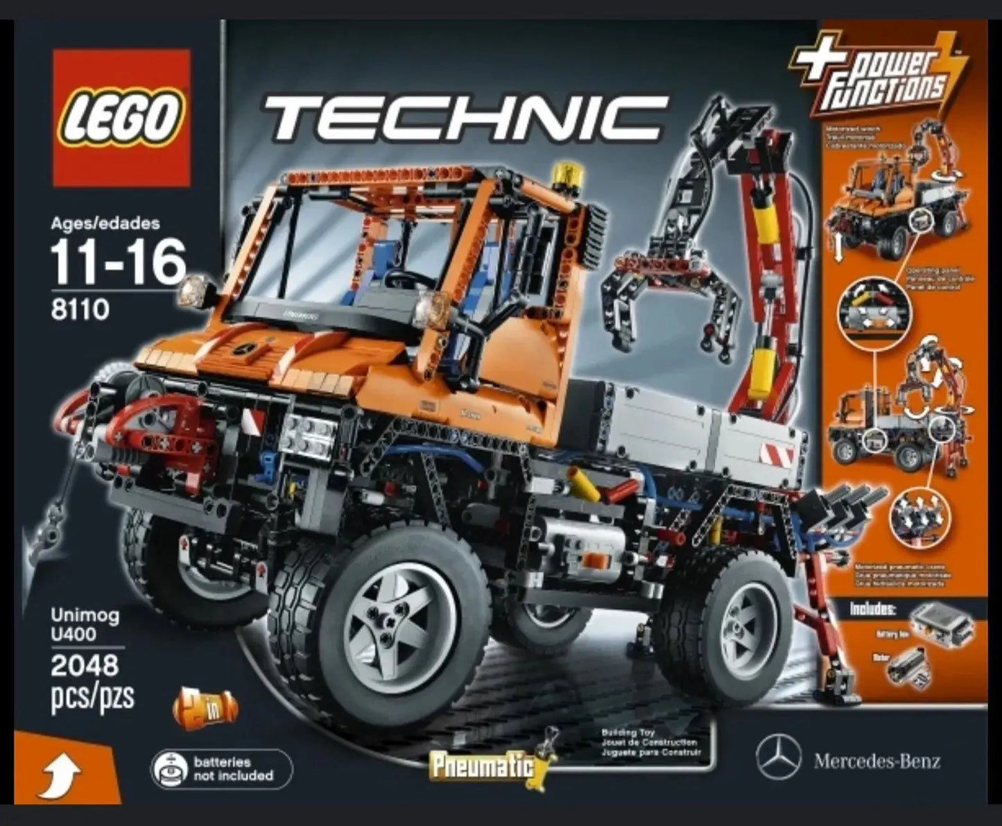 Lego Technic Mercedes Benz Unimog U 400 Set 8110 Lego